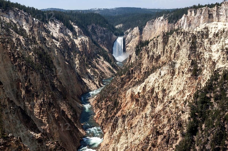 View from Artist Point in the Grand Canyon of the Yellowstone