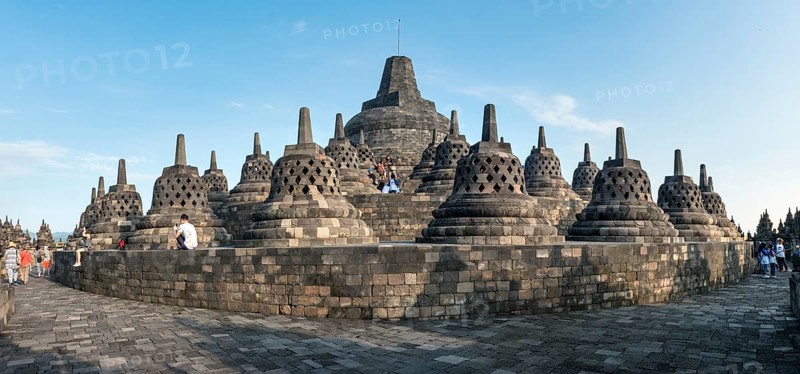 Temple complex Borobudur