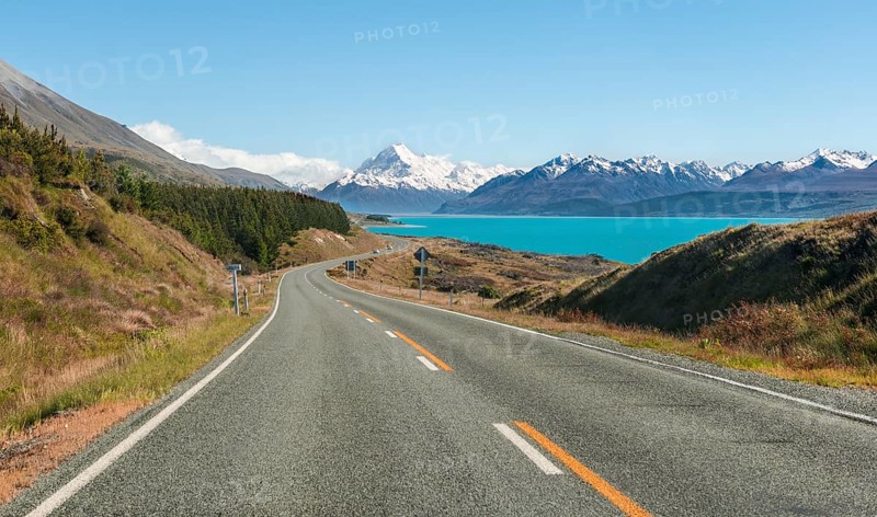Road to Mount Cook