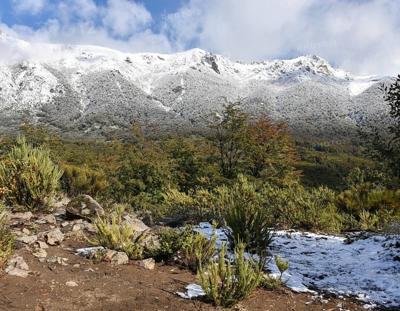 Cerro Catedral with first snow