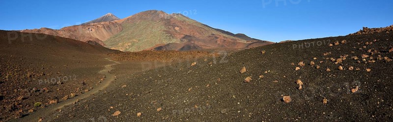 Trail to Mount Teide and Pico Viejo