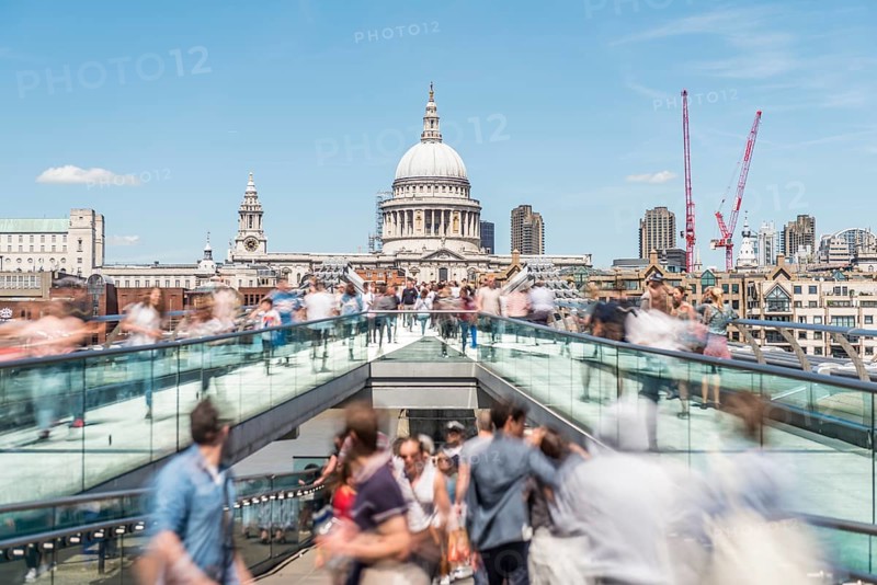 Millenium Bridge and St. Paul's Cathedral