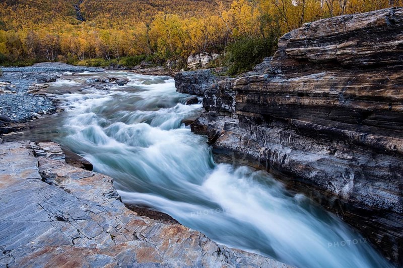 Autumnal Abisko canyon