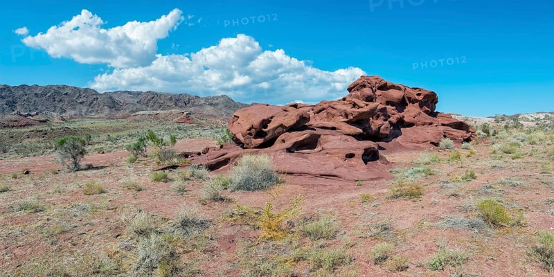 Volcanic rock formations