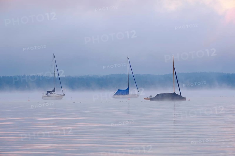 Morning atmosphere on Lake Starnberg