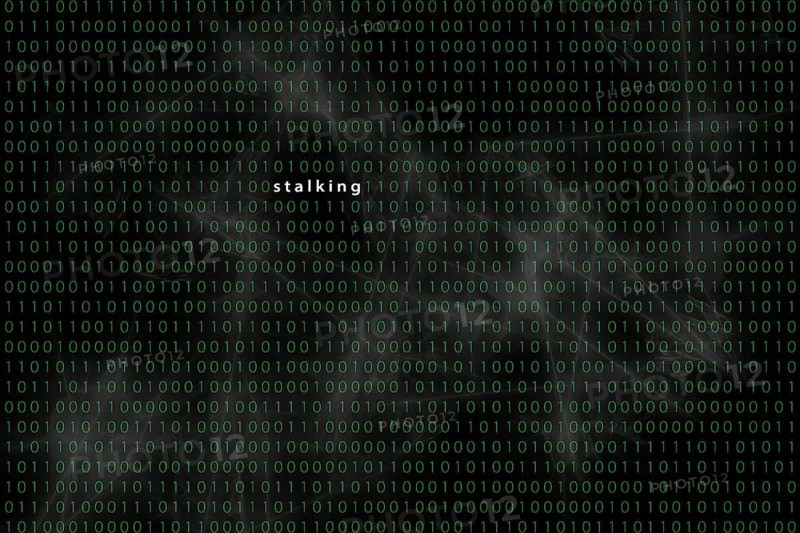 Computer matrix with word stalking