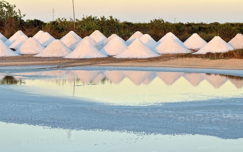 Raised salt cones
