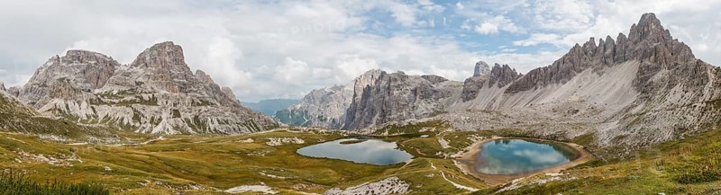 Lago dei Piani at the Drei Zinnen hut
