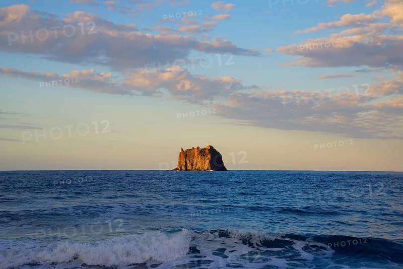 Cliff island Strombolicchio