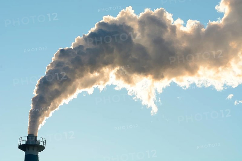 Smoke from an industial chimney