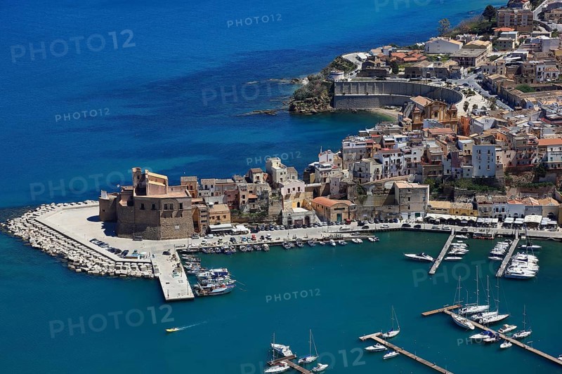 View of the castle and harbor