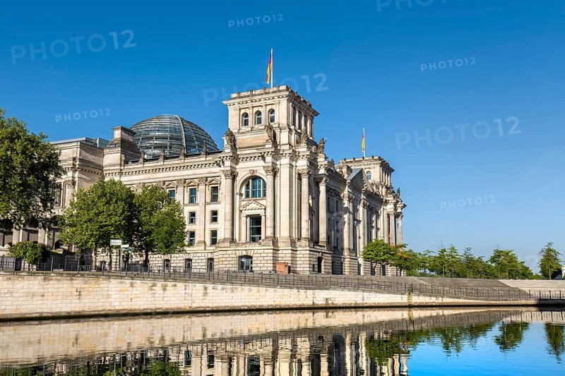 Reichstag at the river Spree