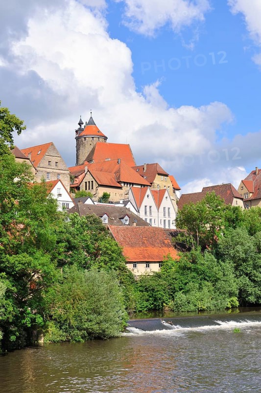 Cityscape of Besigheim an der Enz with Schochenturm