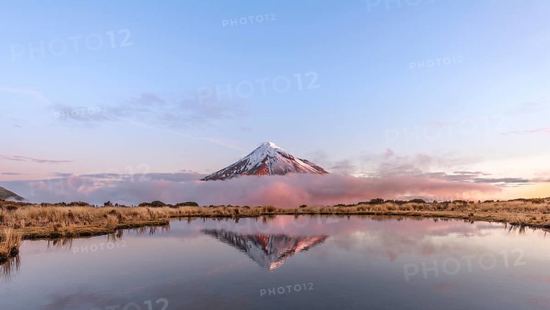 Reflection in Pouakai Tarn lake