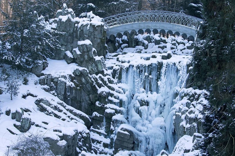 Devil's Bridge during winter