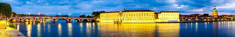 Pont Neuf and Hotel Dieu St.Jacques, Toulouse