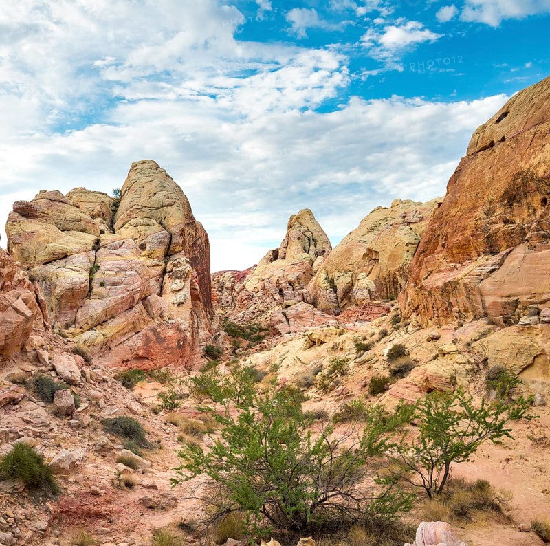 Orange-red rock formations