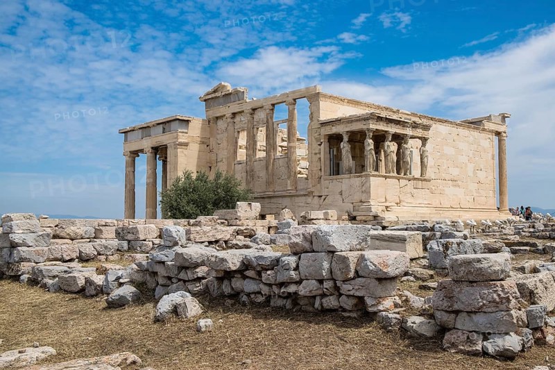 Erechtheion Temple with Caryatids