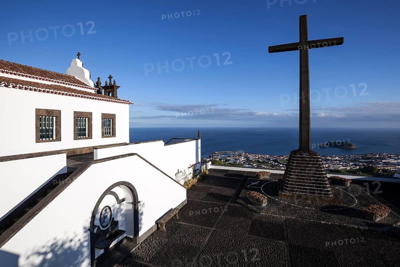 View from Ermida de Nossa Senhora da Paz to Vila Franca do Campo
