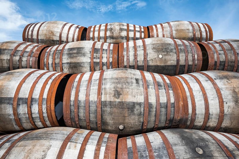 Whisky barrels