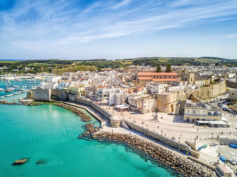 View with historic Aragonese castle