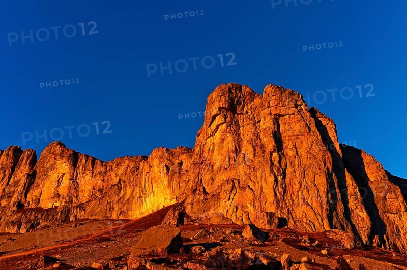 Summit Tour d'Ai in the evening light