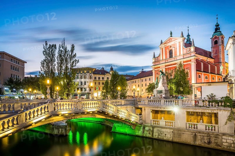 Tromostovje in the city center