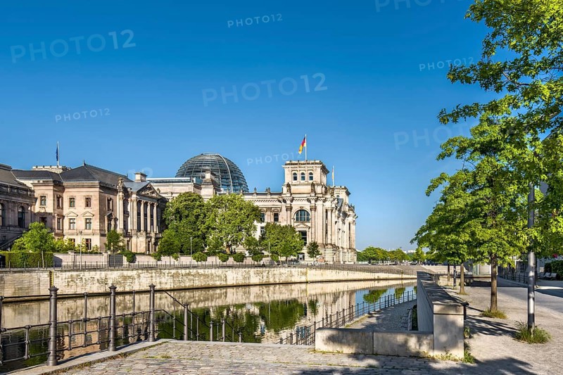 Reichstag at the river Spree