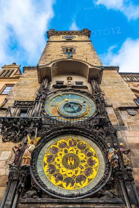 Astronomical clock on Town Hall Tower