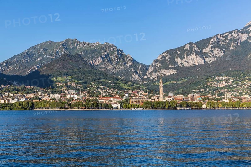 View of Lecco on Lake Como