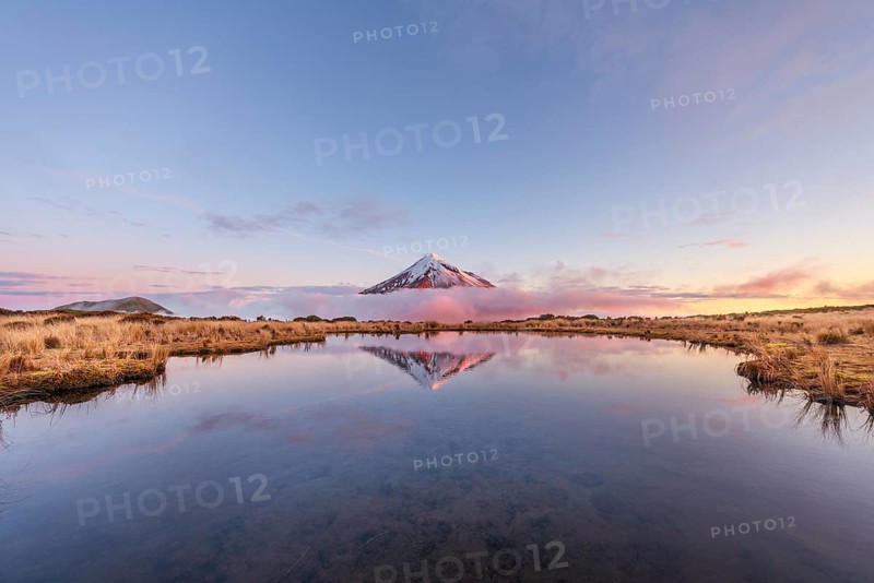 Reflection in Pouakai Tarn lake