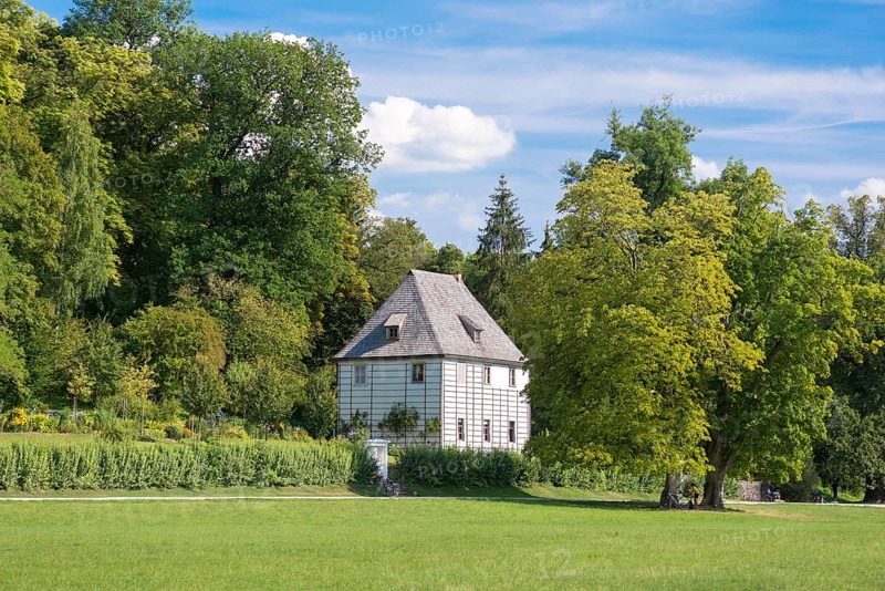 Goethe garden house in the Park at the Ilm