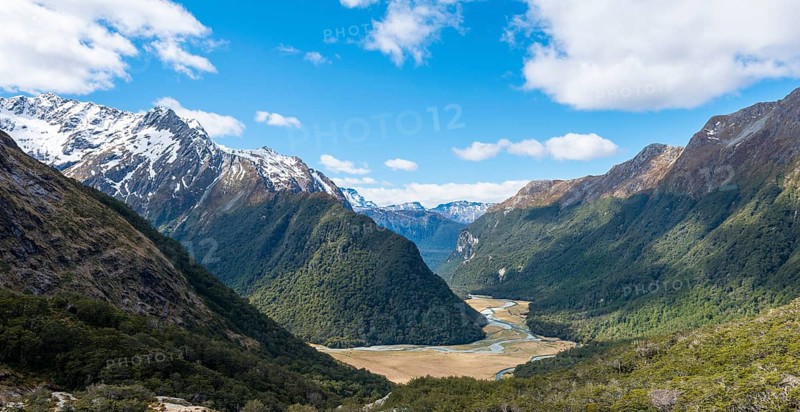 View on the Routeburn Flats