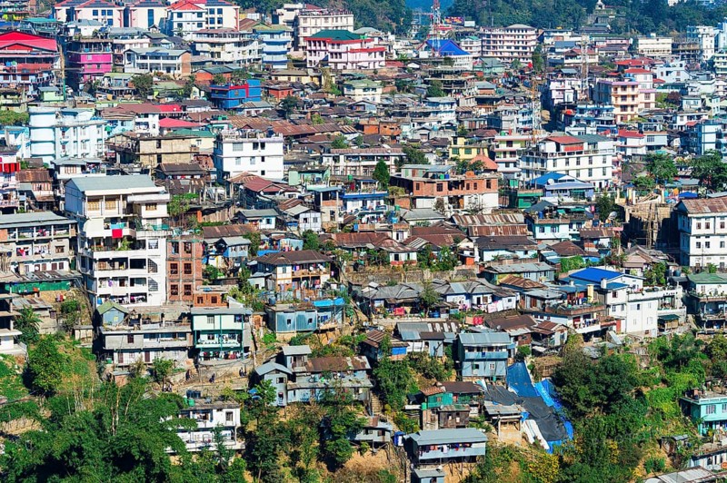 Sea of houses