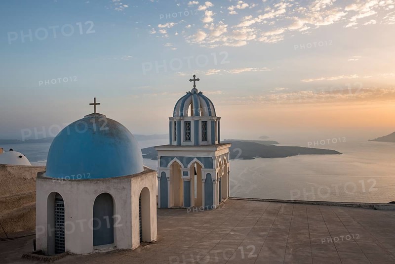 Blue dome and belfry