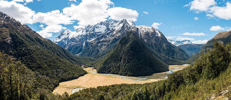 View on the Routeburn Flats