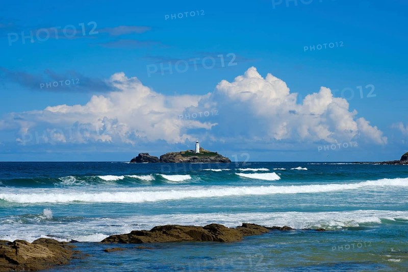Godrevy Lighthouse on Godrevy Island