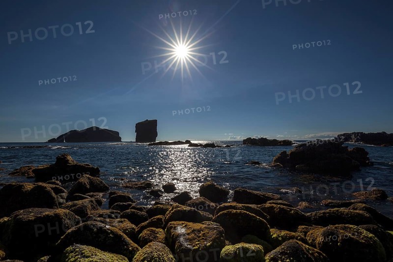 Rocky islands off the coast of Mosteiros