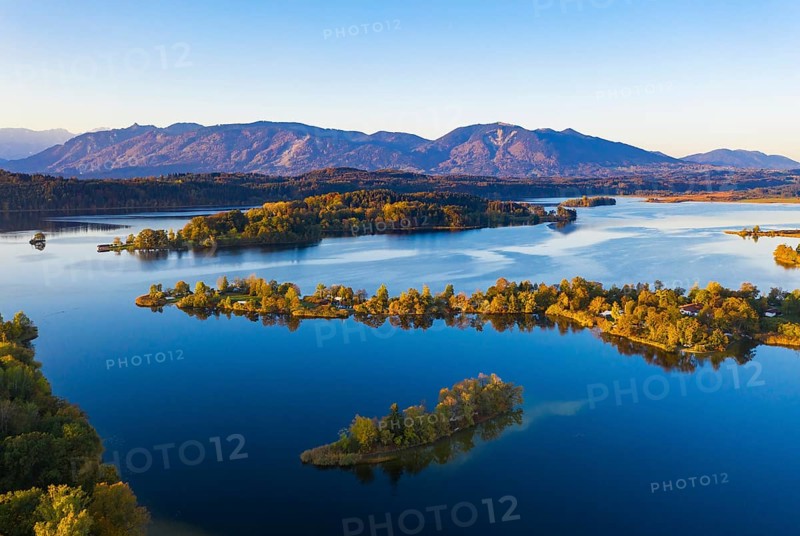 Lake Staffelsee with Gradeninsel