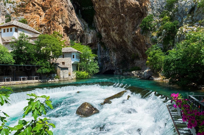 Historical Dervish monastery of Blagaj Tekke