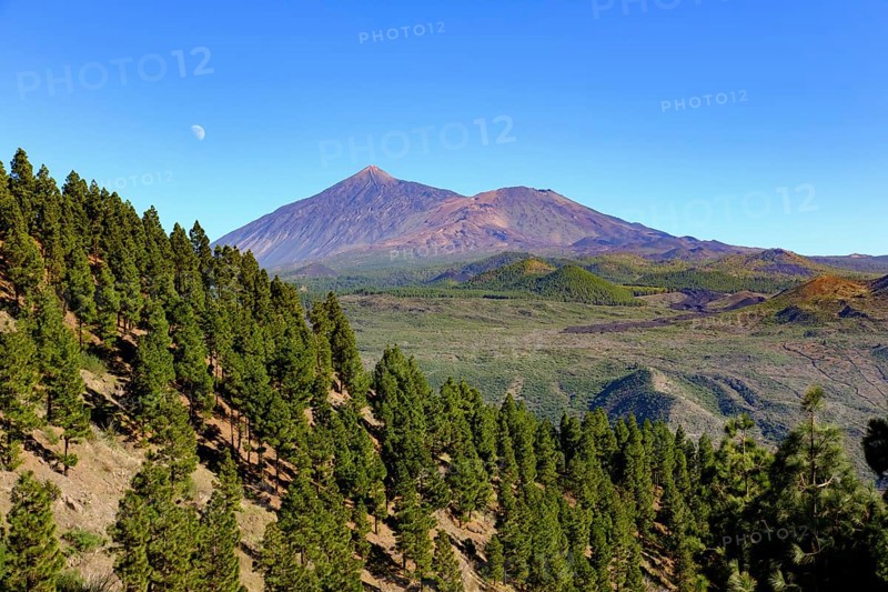 Volcano Pico del Teide and Pico Viejo