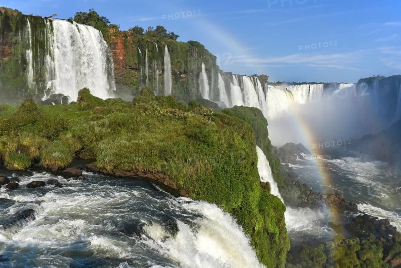 View from Salto Santa Maria to Garganta del diablo with rainbow
