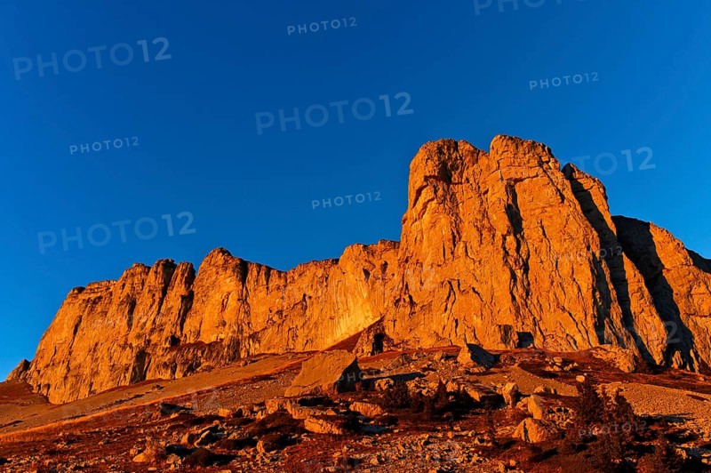 Summit Tour d'Ai in the evening light