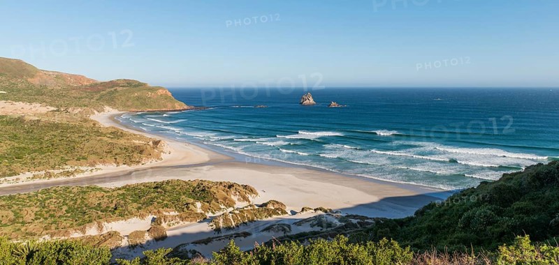 View of sandy beach
