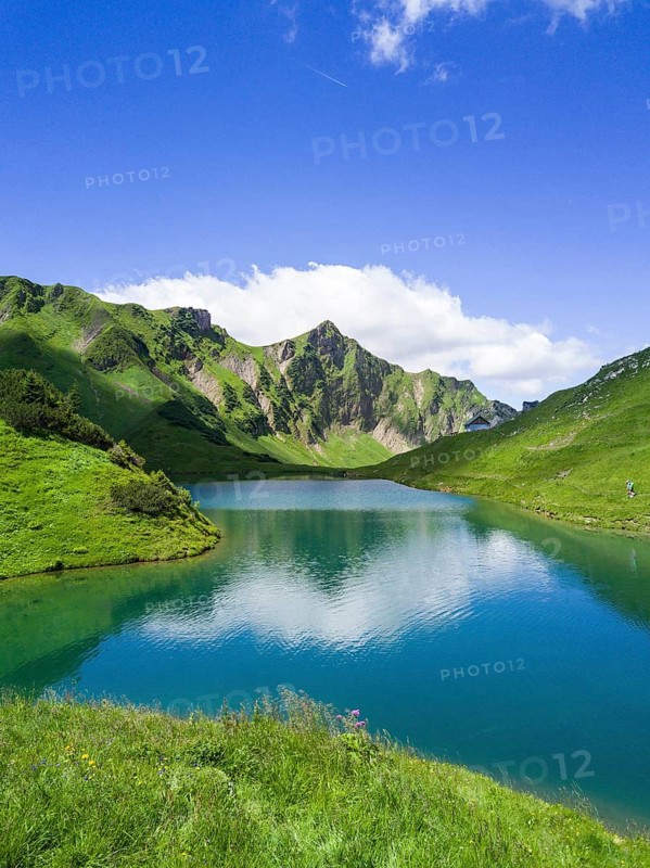 Schrecksee with Allgau mountains