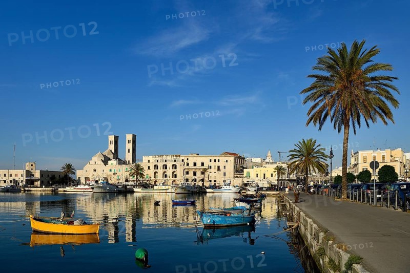 Harbour with old fishing boats