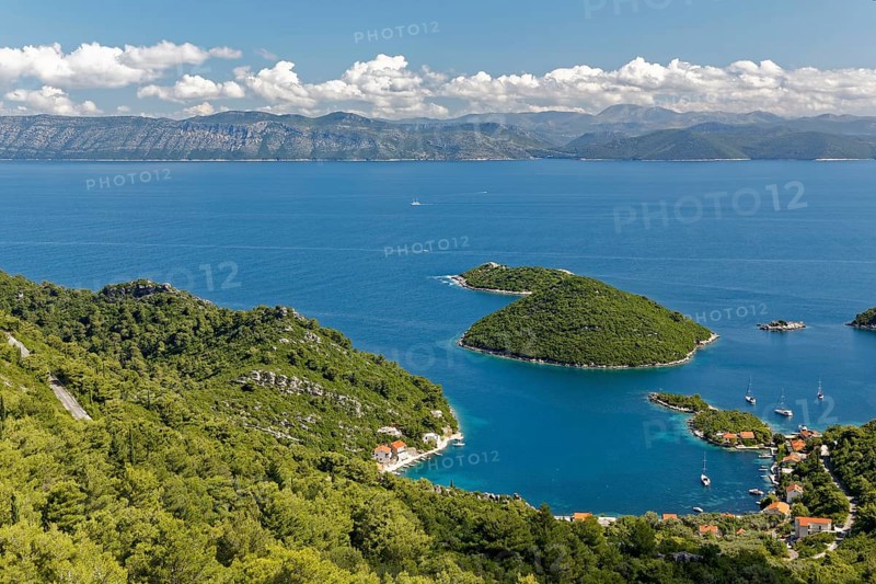 Port of Prozurska Luka with a view of the Croatian mainland