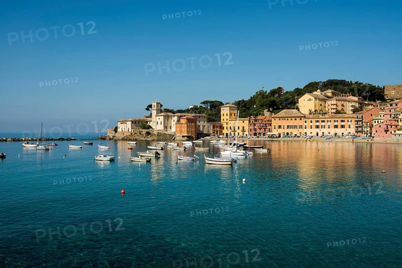 Townscape with harbour in Baia del Silenzio