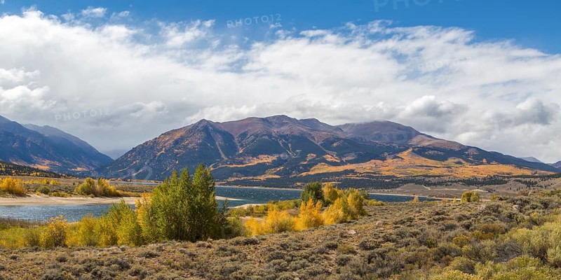 Mountain landscape in autumn