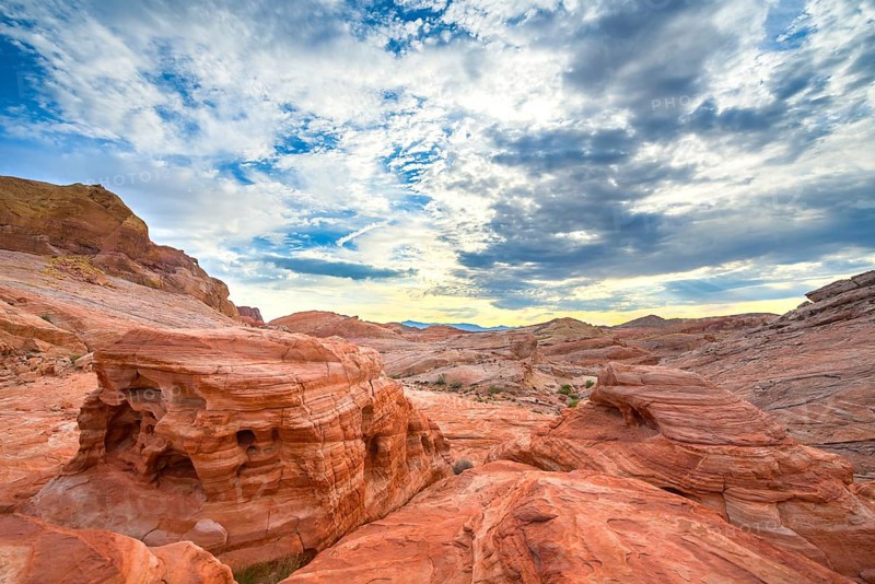 Orange-red rock formations